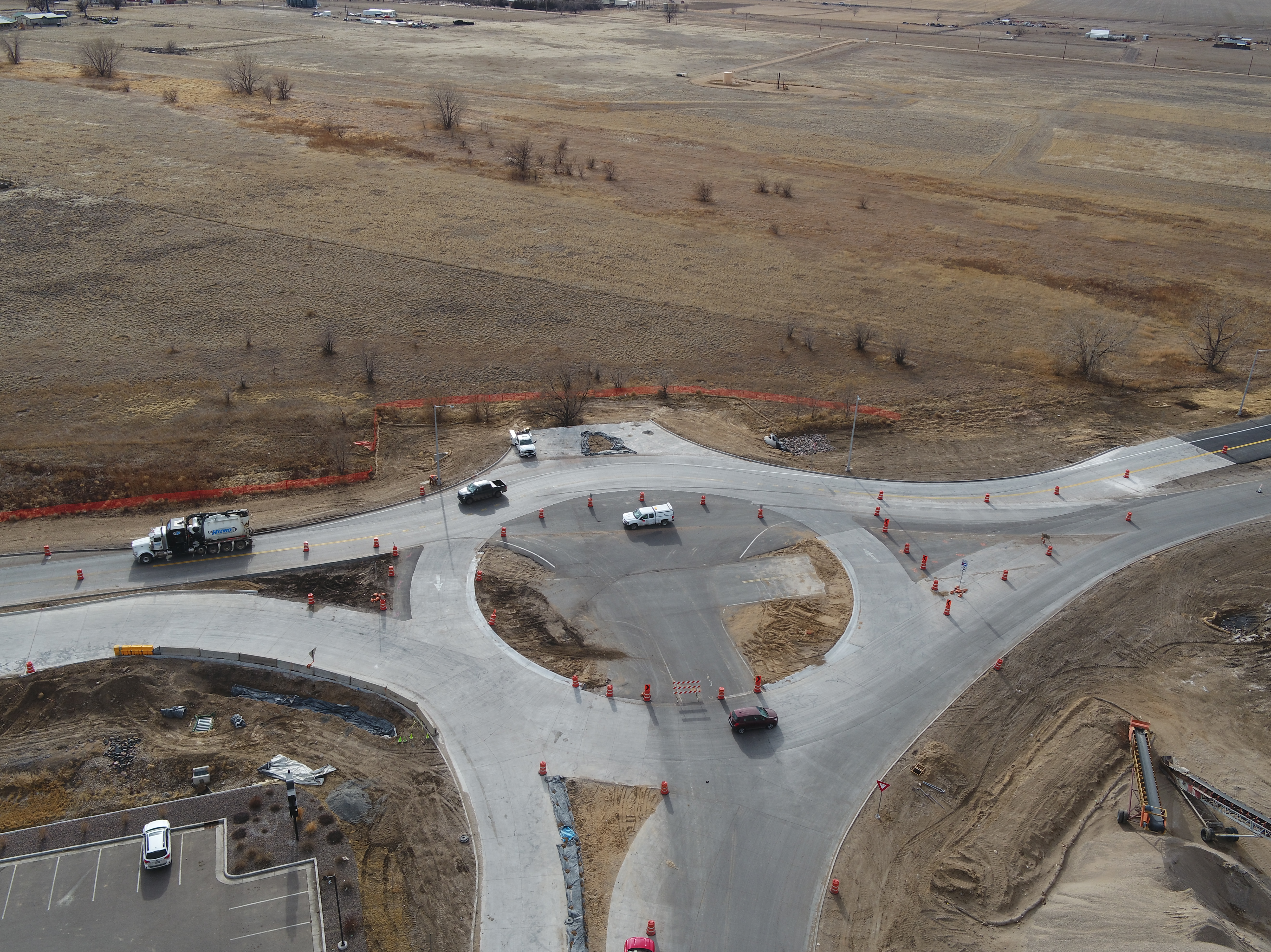 March 2021. Newly opened west roundabout on CO 52. detail image