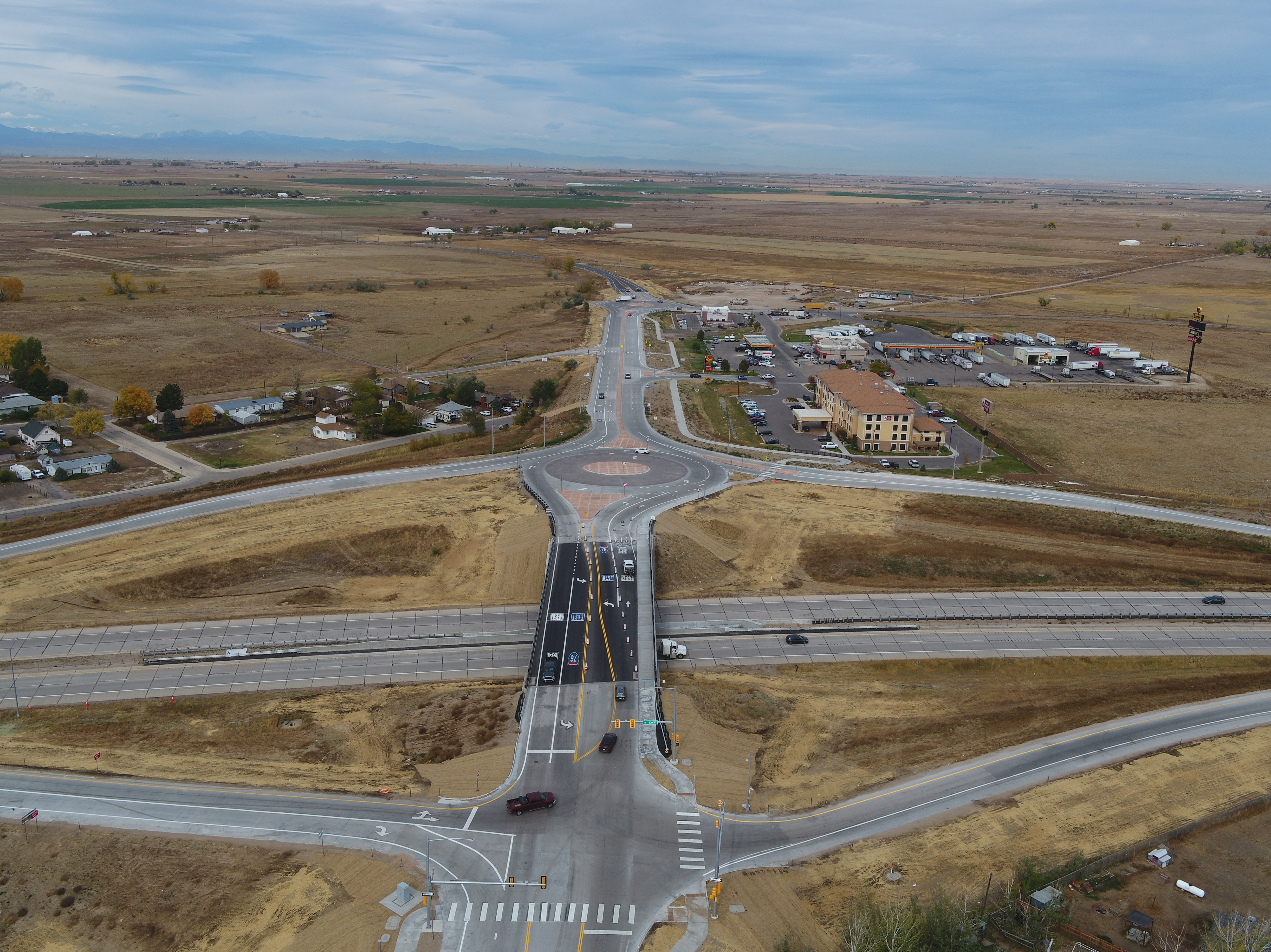 Aerial photo of CO 52 to the west. Photo provided by CDOT on 10/23/21 detail image