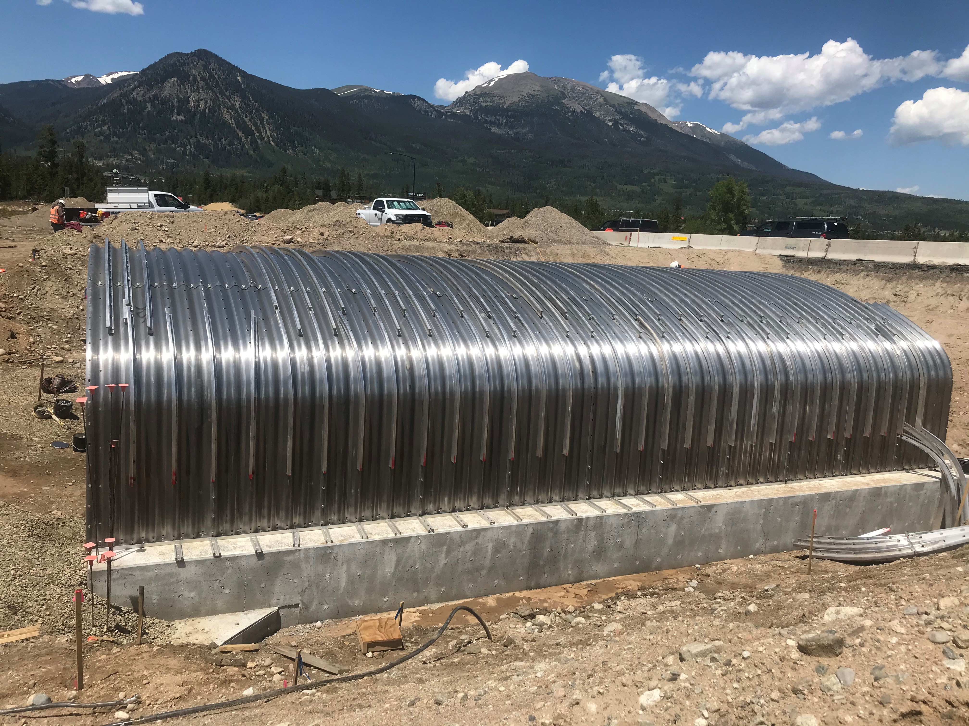 July 2020- Completed first phase of the pedestrian arch culvert. detail image