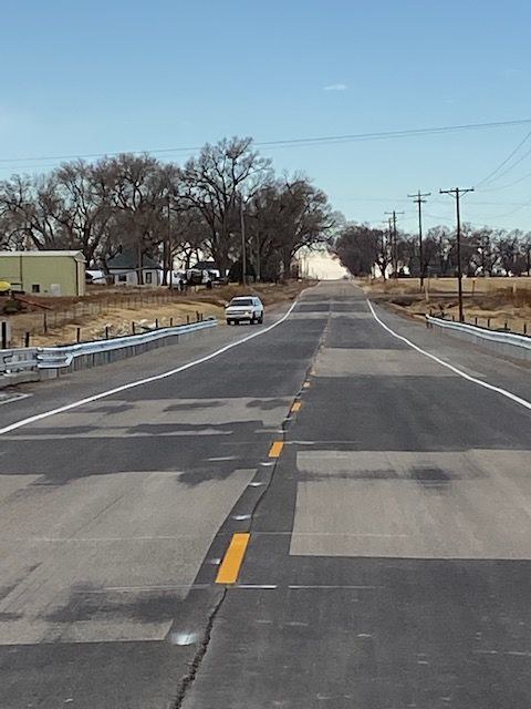 New poured bridge deck ready to be placed