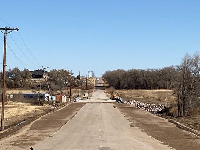 Crews are working on componenets of the superstructure