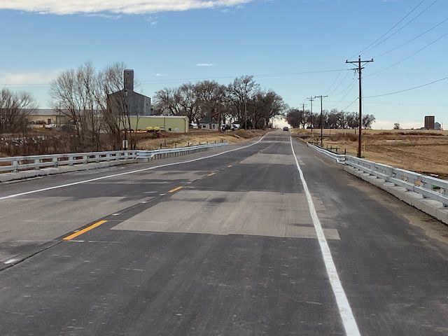 New poured bridge deck ready to be placed