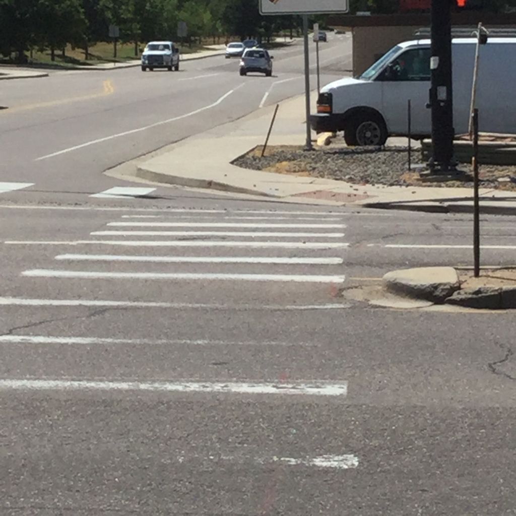 Condition of existing curb ramps and striping at Belleview and Windemere.JPG detail image