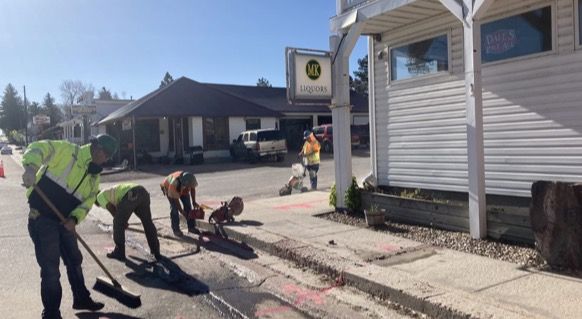 Crews removing concrete on CO 86 and Pawnee.jpg detail image