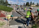 Curb ramp work underway at US 24 Spur and 6th in Limon.jpg thumbnail image