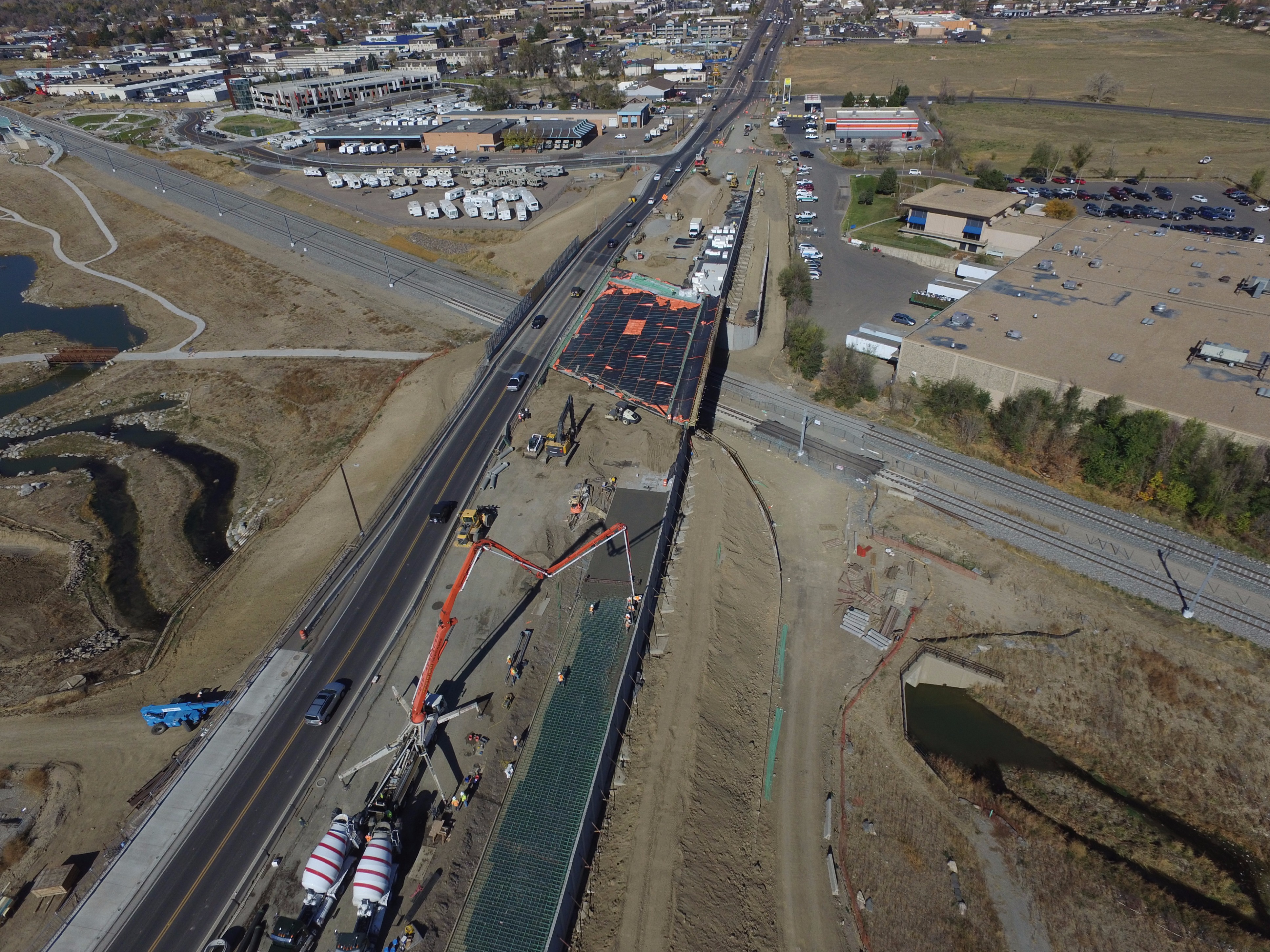 Aerial view of progress: November 2016 detail image