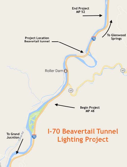 I-70 Beavertail Tunnel Lighting Replacement