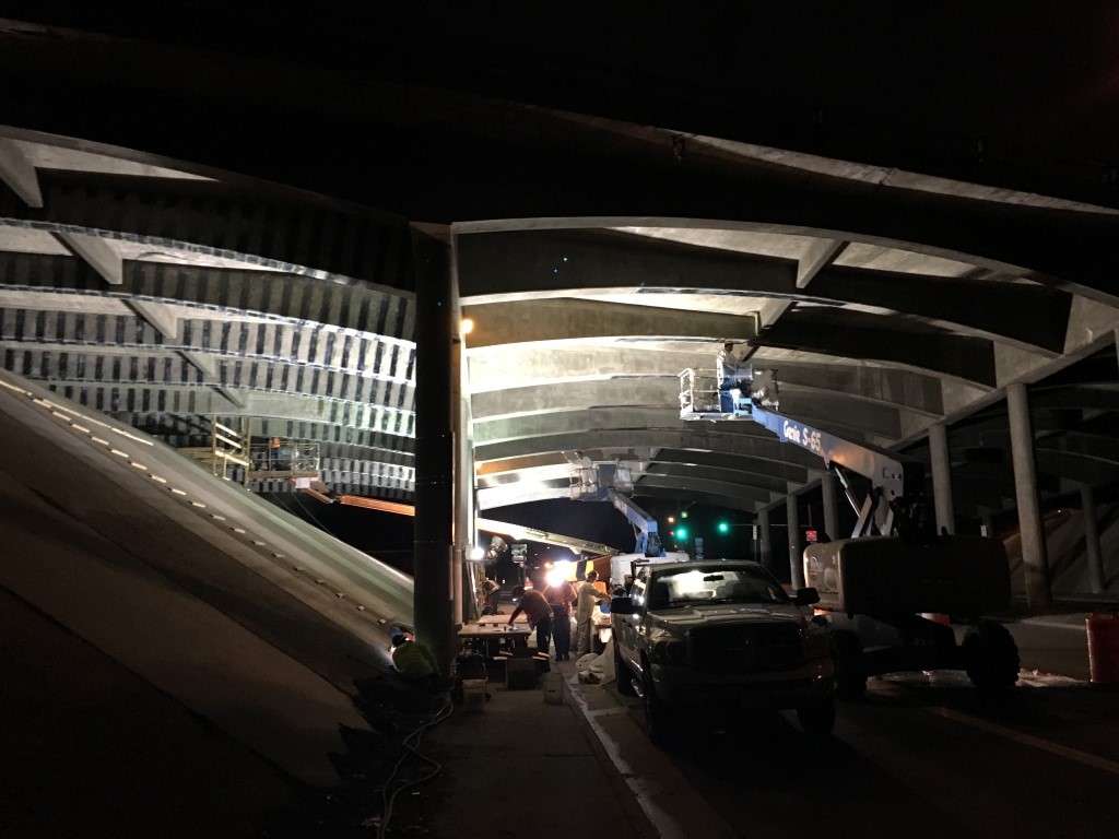 Night work at the Sheridan Boulevard Bridge.jpg detail image
