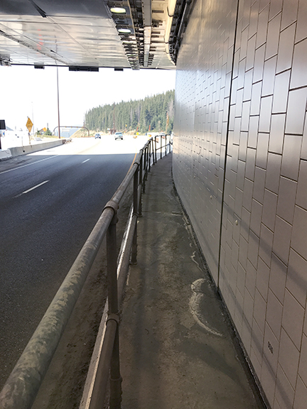 Railing walkway out tunnel-sm.jpg detail image