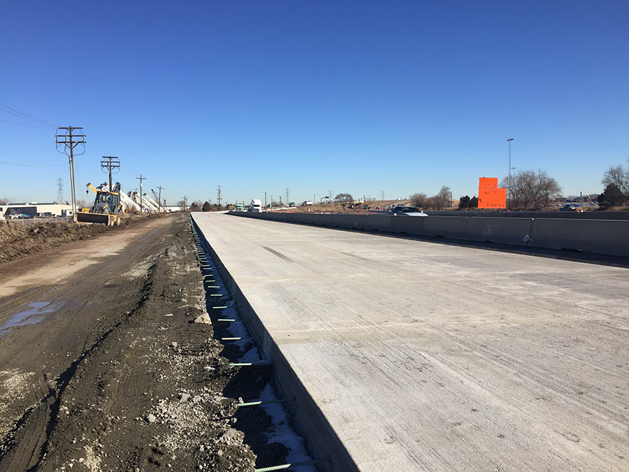 January 2017: New Concrete Pavement on Westbound I-76 detail image