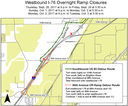 Westbound I-76 Ramp Closures Sept-Oct 2017 thumbnail image