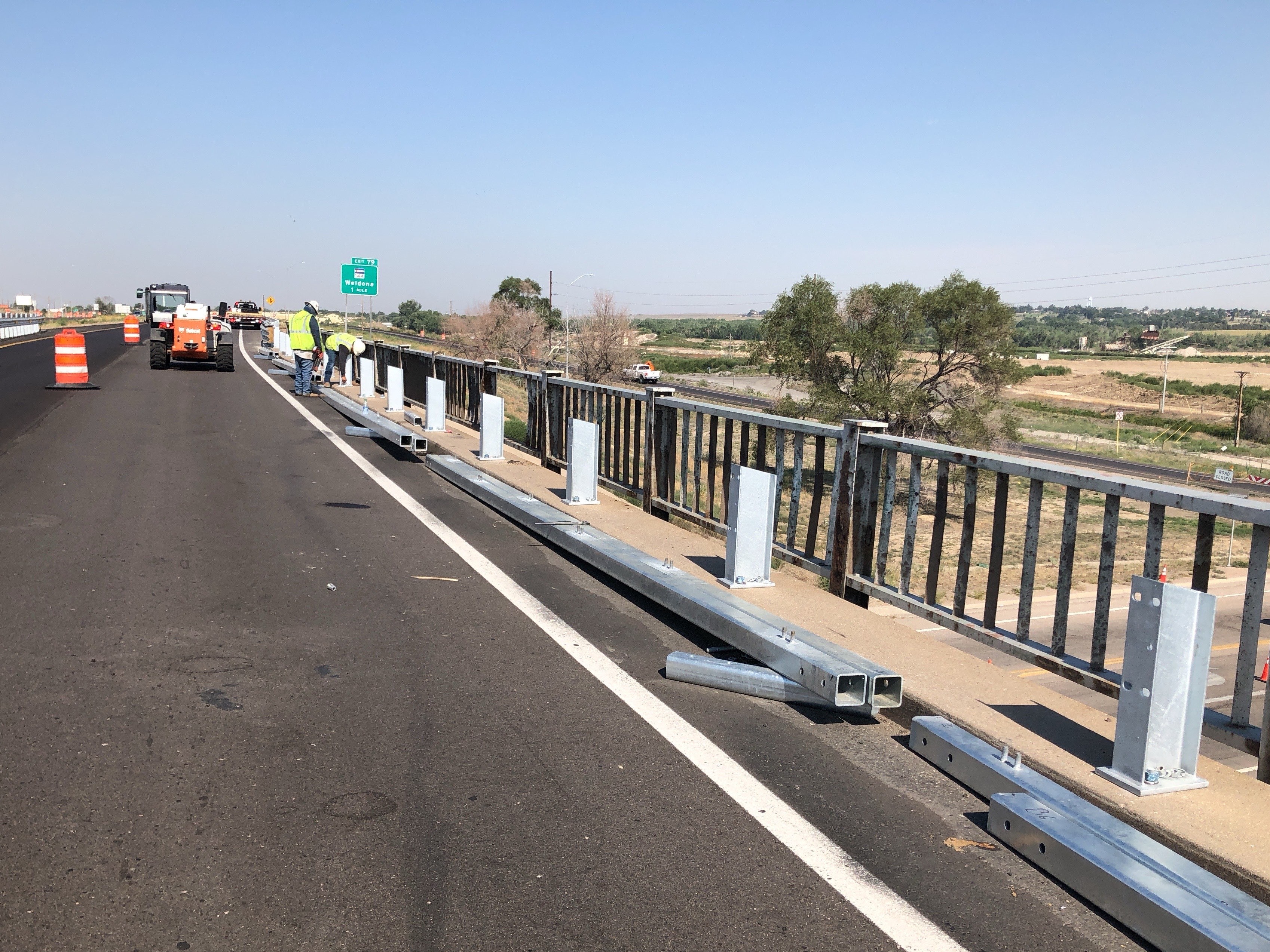 August 2020 I-76 bridge railing install.jpg detail image