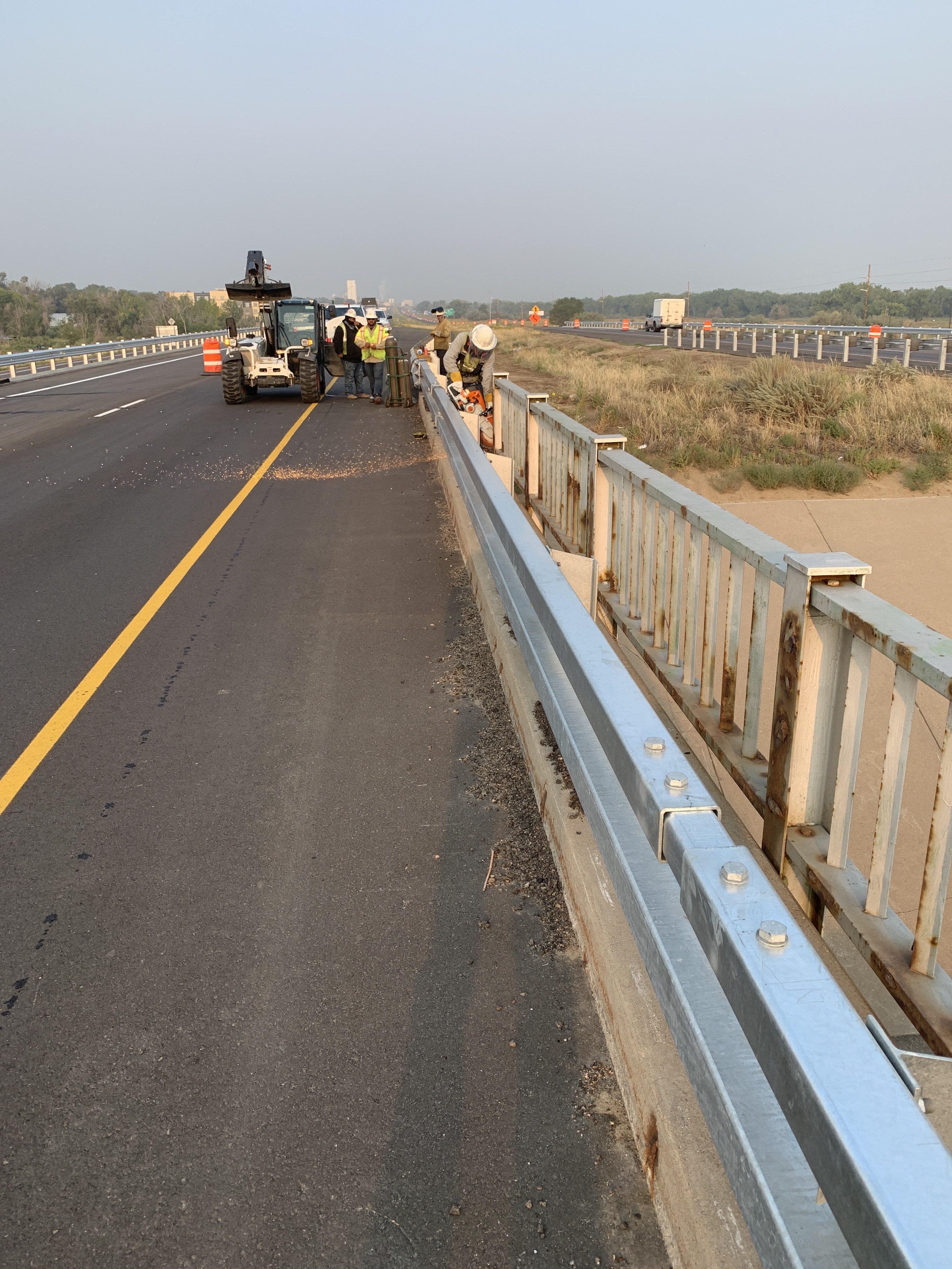 Sept 2020 I-76 bridge railing removal.jpg detail image