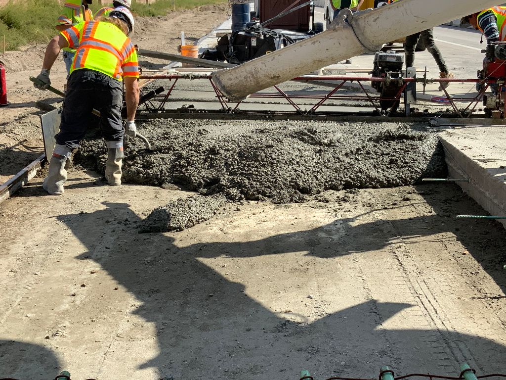 Prep concrete pouring new auxiliary lane.jpg detail image
