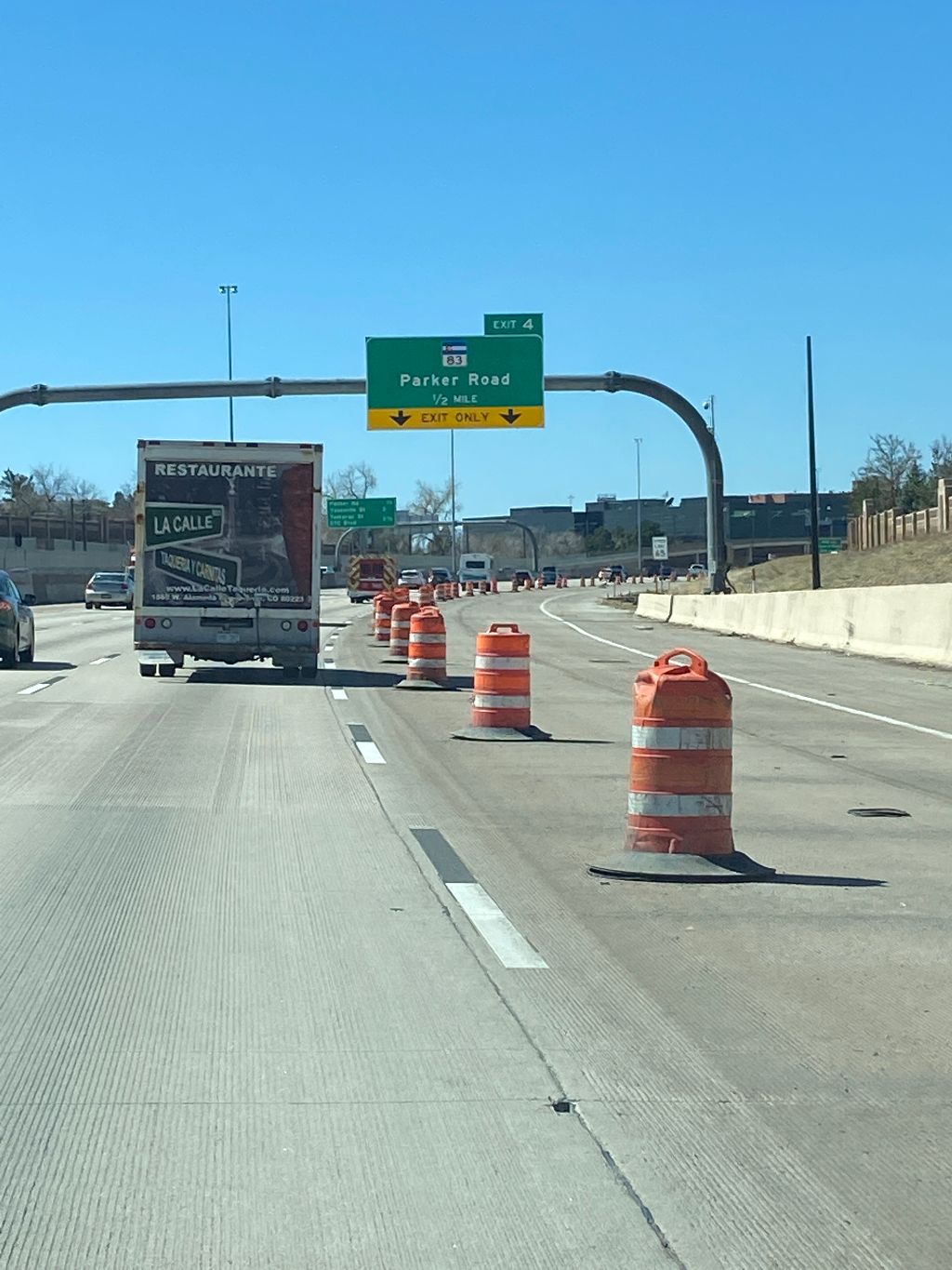 SB I-225 approach to Exit 4 showing new auxiliary lane.jpg detail image