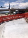 New curb ramp with sidewalk tie-in thumbnail image