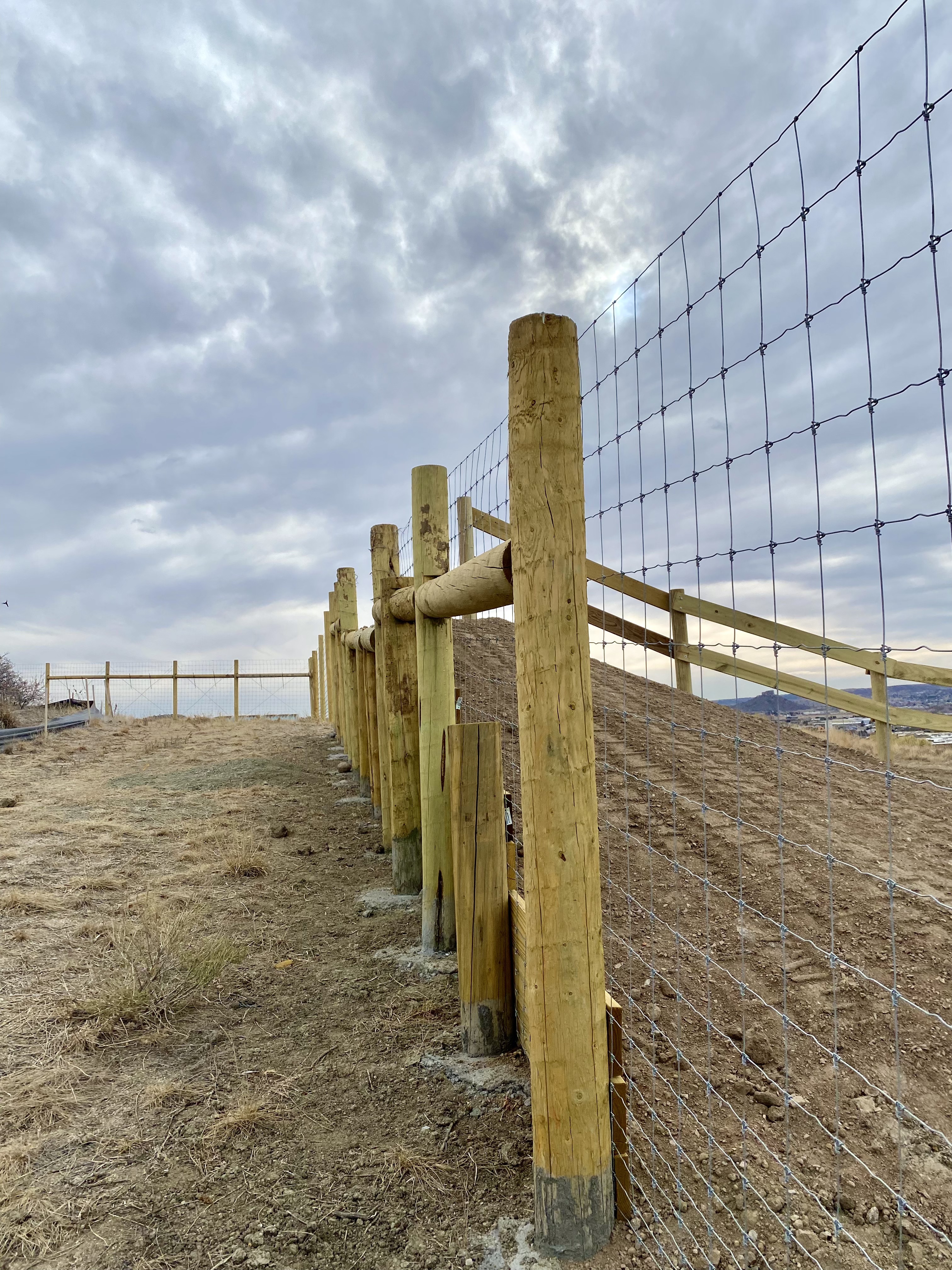 I-25 Wildlife Fence Complete.JPG detail image