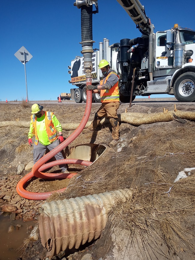 Crews cleaning culvert on CO 128 near CO 93.jpg detail image