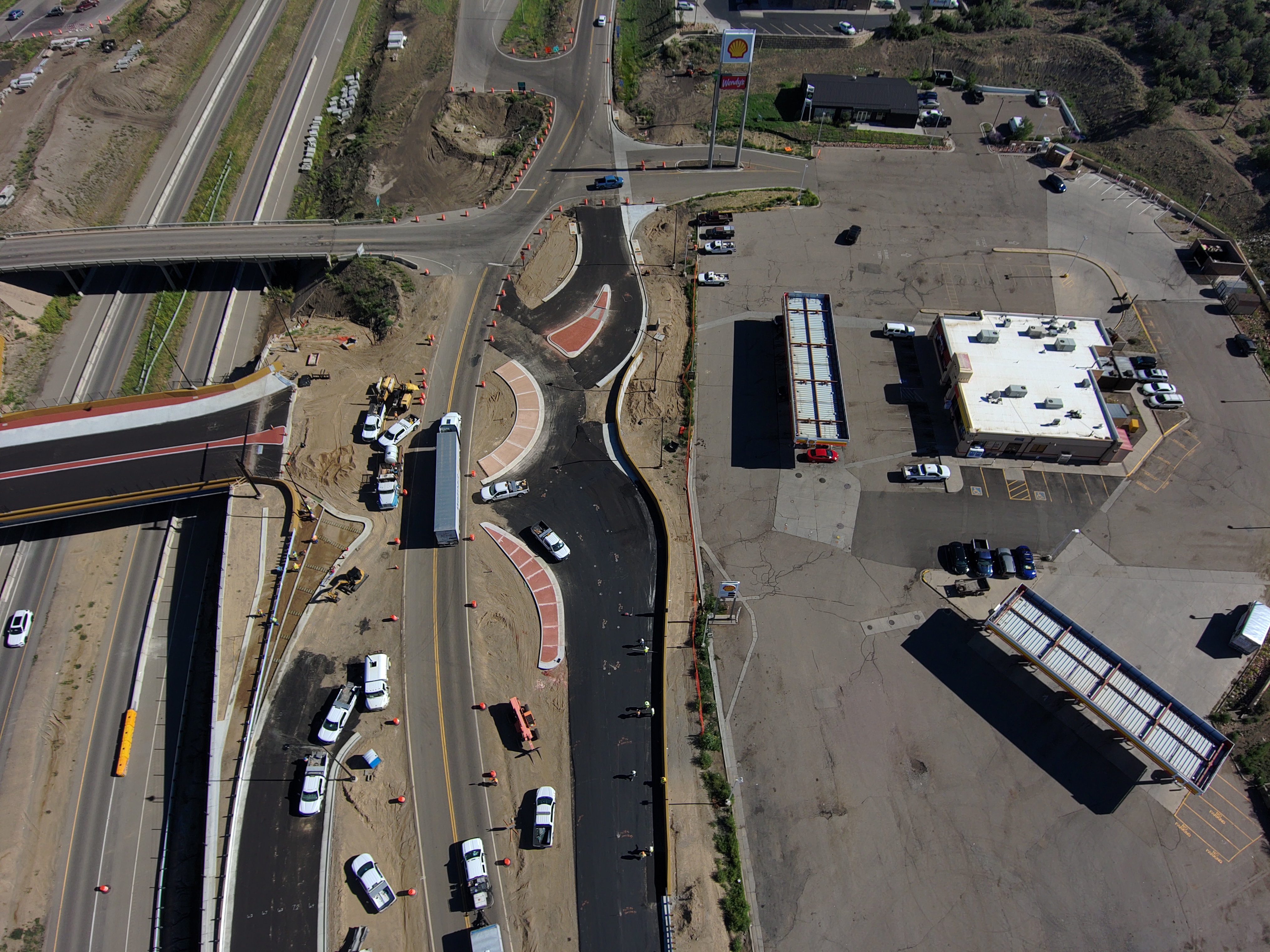 closeup drone view east side roundabout.JPG detail image
