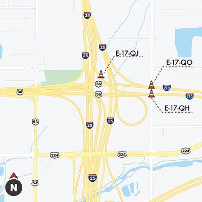 I-25/I-270 Map