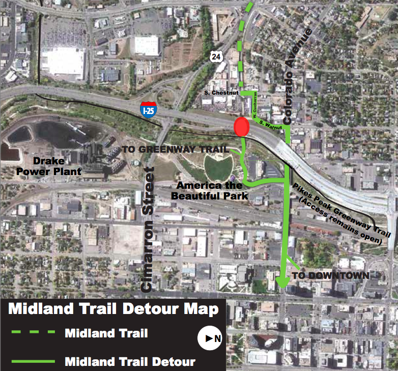 Midland Trail Detour May 2017 detail image
