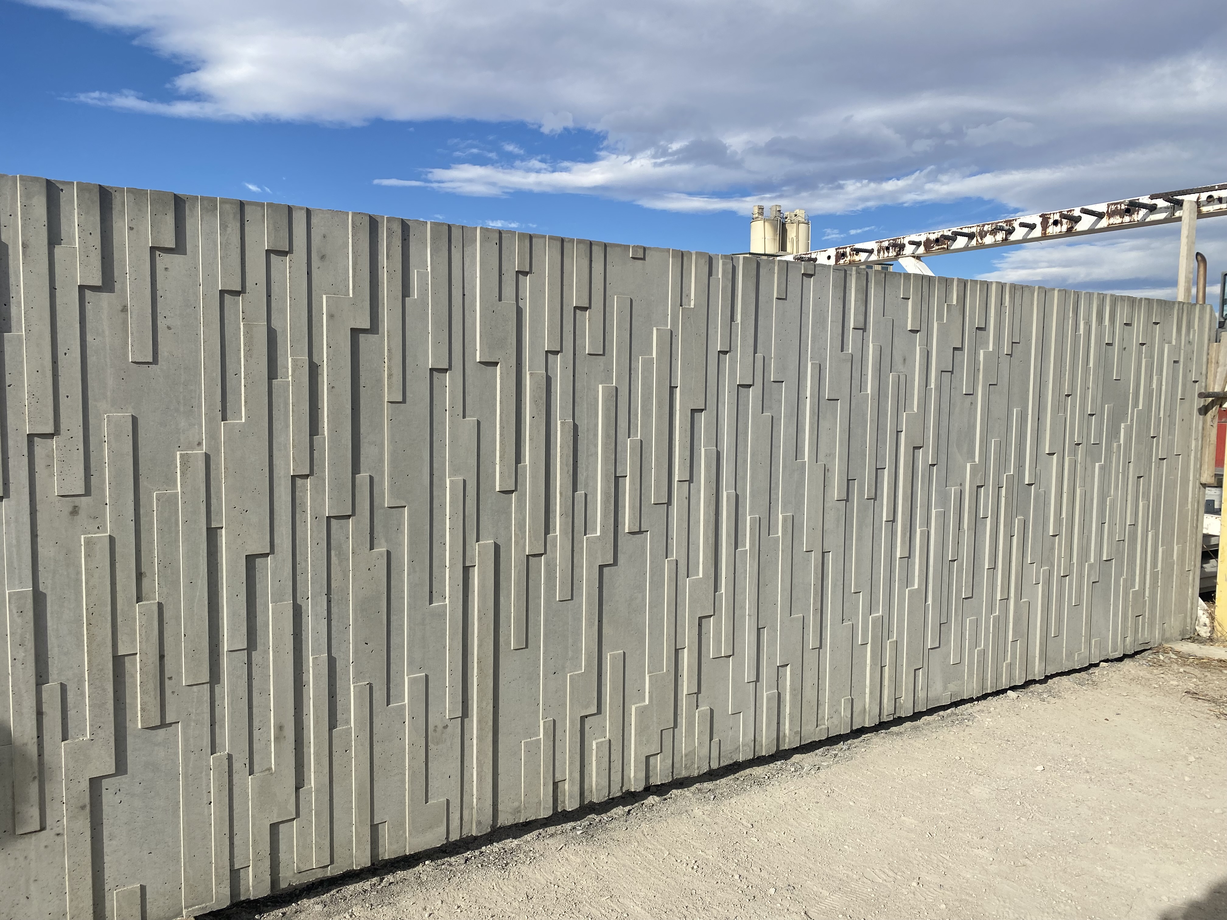 Demo/test concrete wall panel detail image