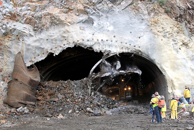 I-70 Westbound Twin Tunnels "Hole Through" Image 3 detail image