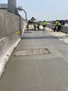 Concrete paving after drainage repairs on the Eastbound I-70 Express Lane in May. thumbnail image