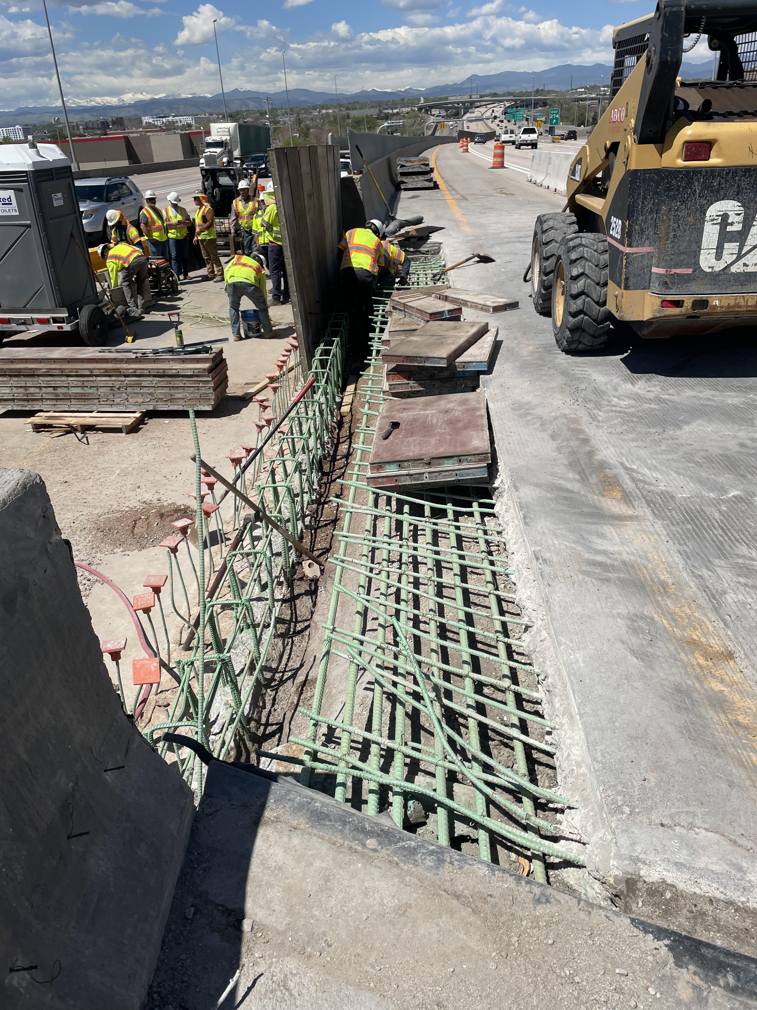 Crews working in both east and westbound I-70 Express Lanes in May. detail image