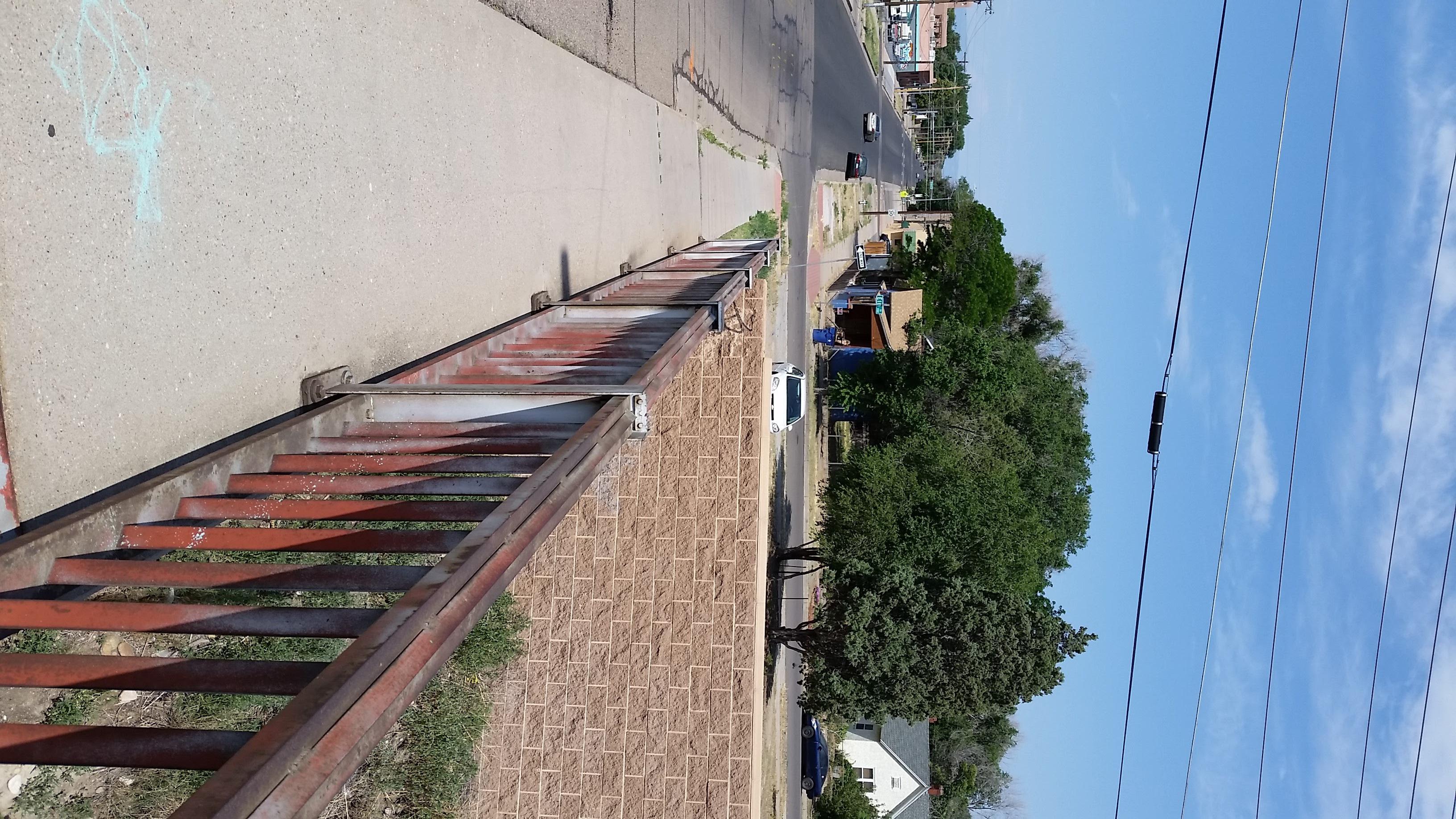 Mesa Bridge Before Handrail Rehabilitation June 23, 2016 detail image