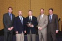 Joe Elsen (center), CDOT Program Engineer, receives the ASBI award thumbnail image