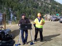 Black Hawk Mayor David Spellman speaks at the Groundbreaking ceremonies. thumbnail image