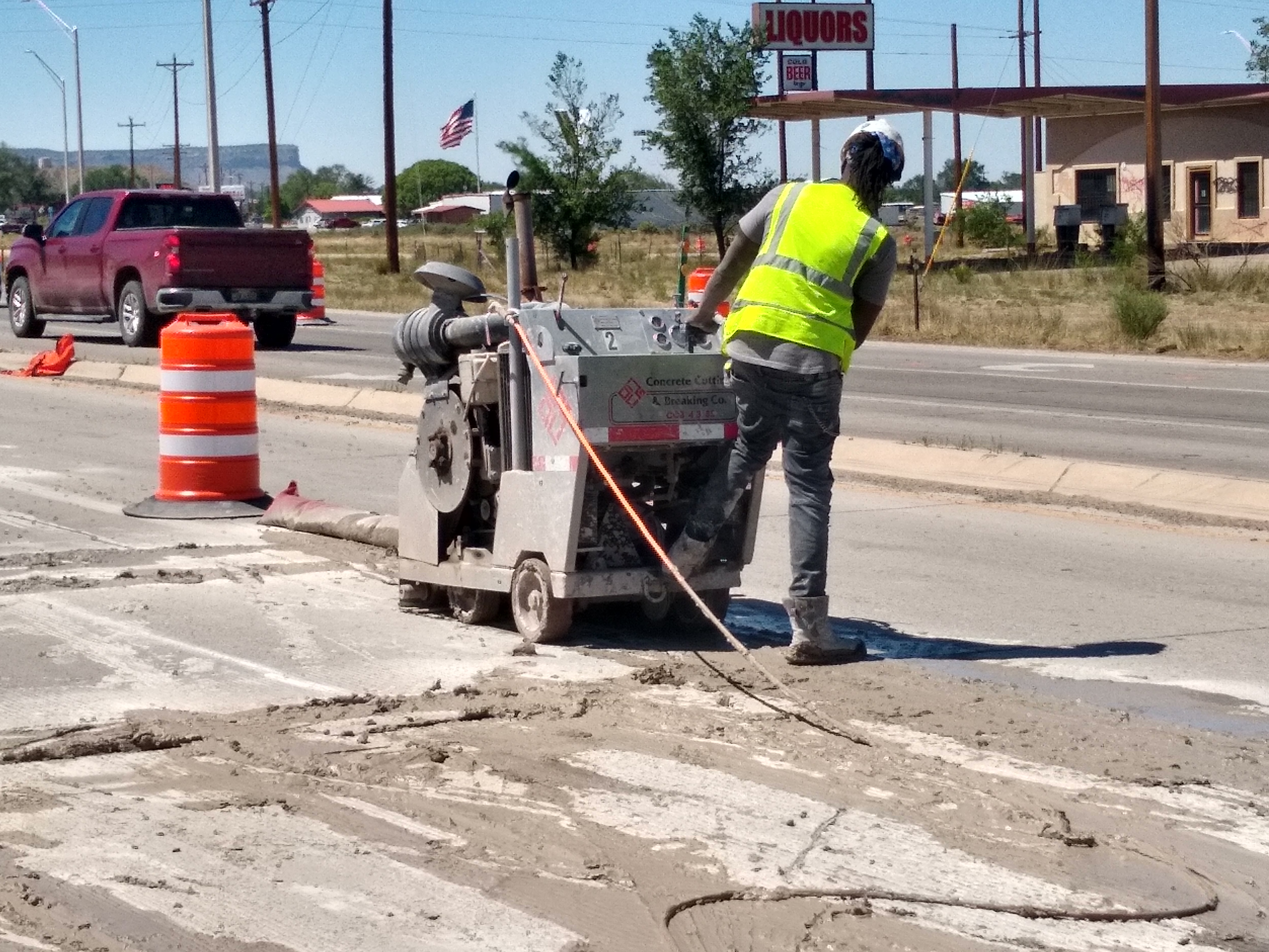 US 160 Concrete Repairs CR G, Cortez detail image