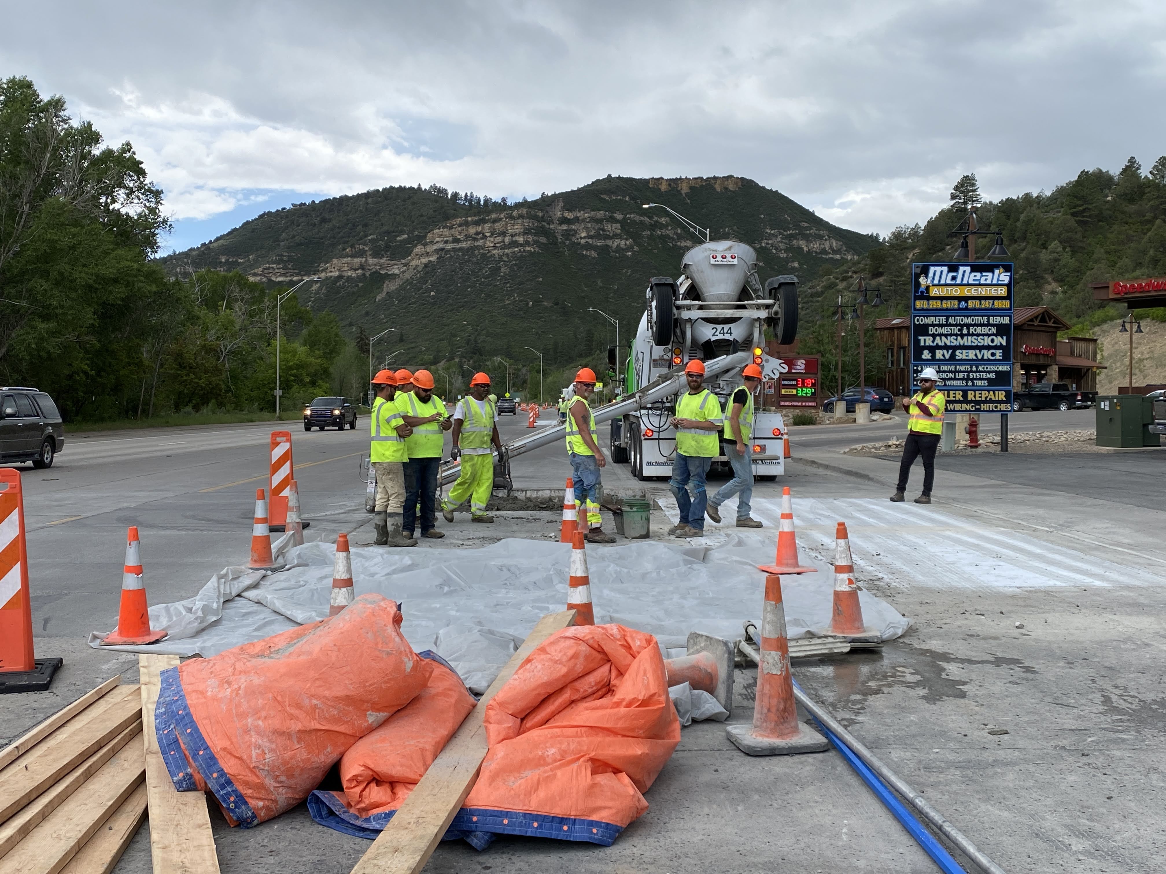US 160 Concrete Repair West of Durango | Crew at Work detail image