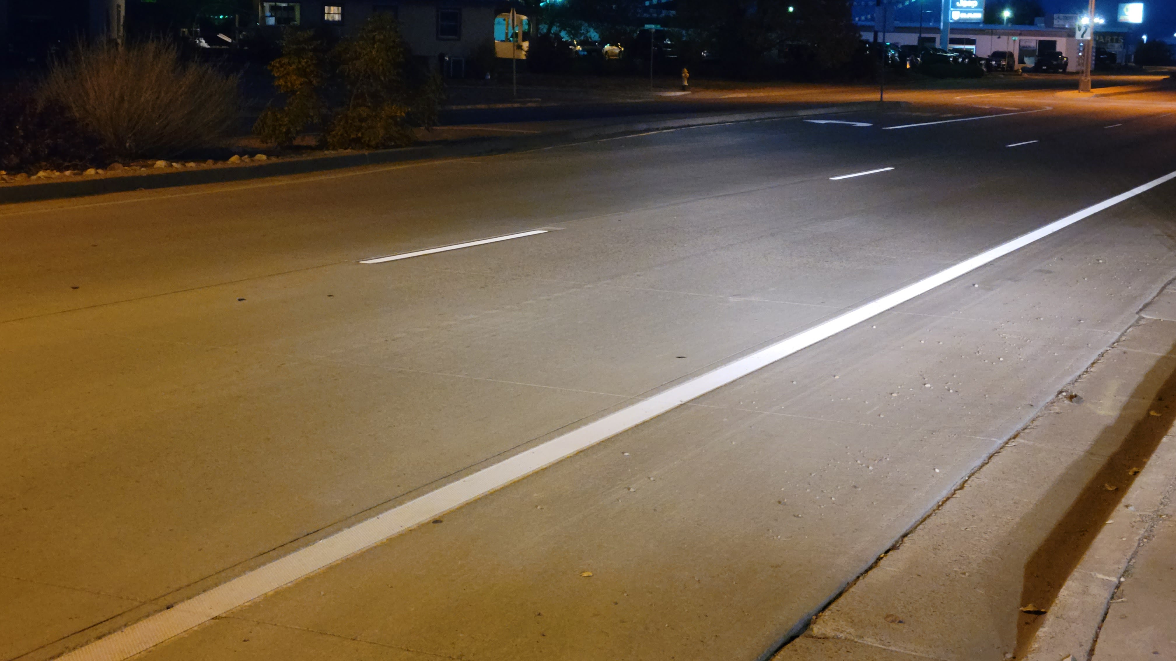 US 160 Cortez Concrete new lane lines.jpg detail image