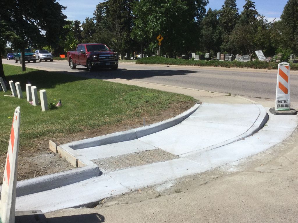 ramp upgrade in progress Lincoln and 22nd.JPG detail image