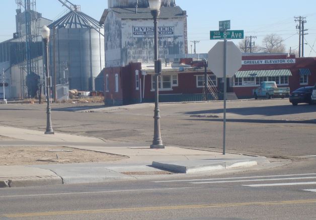 completed ramp 8th Ave and 6th St Greeley.JPG