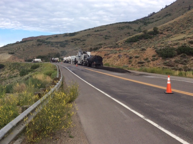 US 50 Blue Mesa: Cold-in-place asphalt recycling--July 20, 2017 detail image