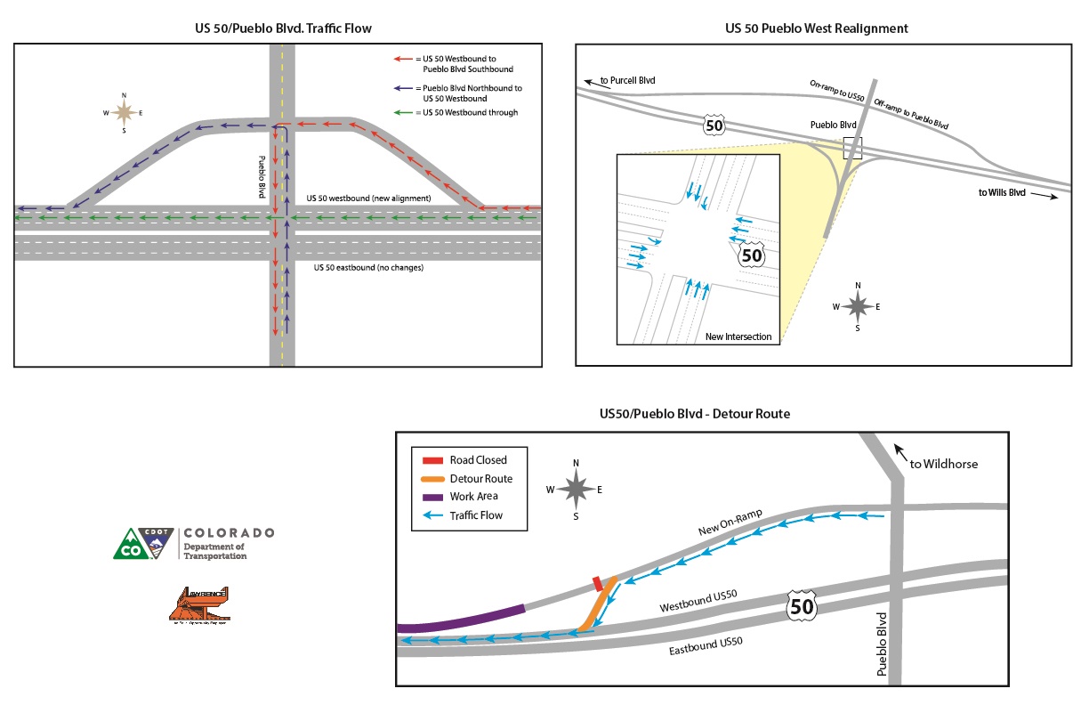 US 50 3 Detour Maps for November 2018 Traffic Realignment.jpg detail image