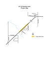 Map showing work zone for construction of passing lanes in both directions of US Highway 24 between McKenze Lane (Mile Point 327.1) and Bradshaw Road (MP 328.7). thumbnail image