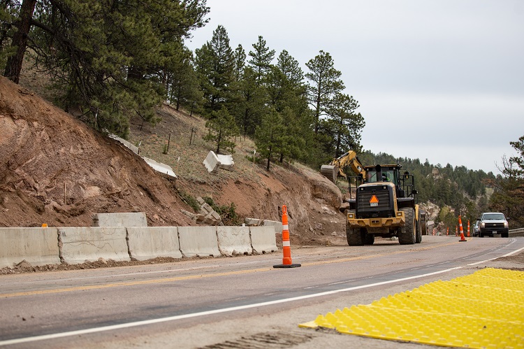 Wide view excavation underway with traffic shift in place 5 31 23.jpg detail image