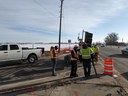 crews placing temp signals photo tim bricker.jpg thumbnail image