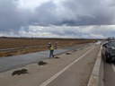 Paving widened section at the intersection of US 287 and CO 52 Photo Tim Bricker.jpg thumbnail image