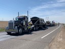 Paving underway on US 385 at the site of curves north of Cheyenne Wells. Photo Troy Hanenberg.jpg thumbnail image