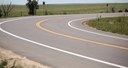 Resurfaced and widened correction curve on US 385. Photo Cheri Webb.jpg thumbnail image
