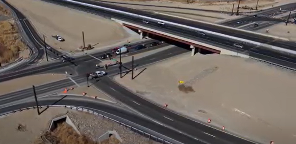 Aerial of the new interchange detail image