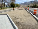 "Median work takes place prior to final landscaping and planter installations" thumbnail image