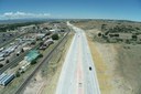 A view looking north over US 85 in Louviers. Photo courtesy of Castle Rock Construction of Colorado. June 2022. thumbnail image