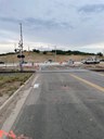 The team finishes the Airport Road intersection and works on removing the old asphalt and concrete, photo provided by Castle Rock Construction of Colorado. thumbnail image