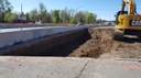 Beginning of the box culvert excavation on the west side of Wadsworth. thumbnail image